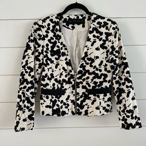 Zara Black & White Blazer